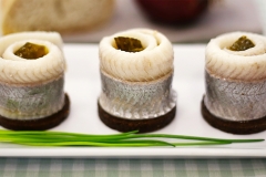 Gabelrollmops ohne Haut
